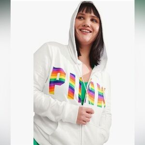 Victoria's Secret PINK Fleece Zip Up Perfect Hoodie